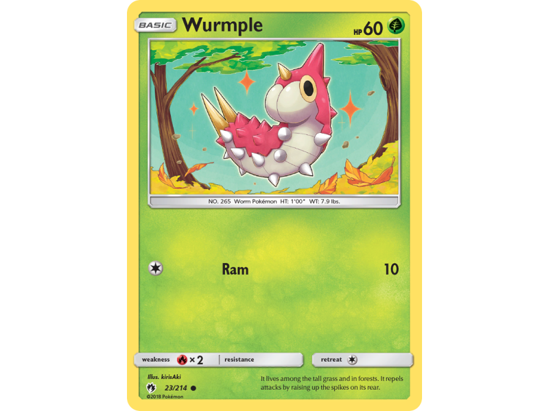Wurmple (Reverse Holo)