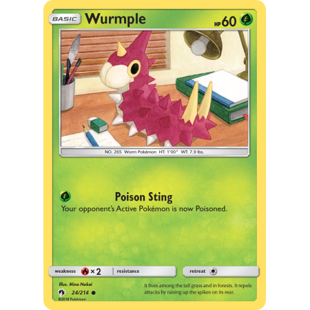 Wurmple (Reverse Holo)