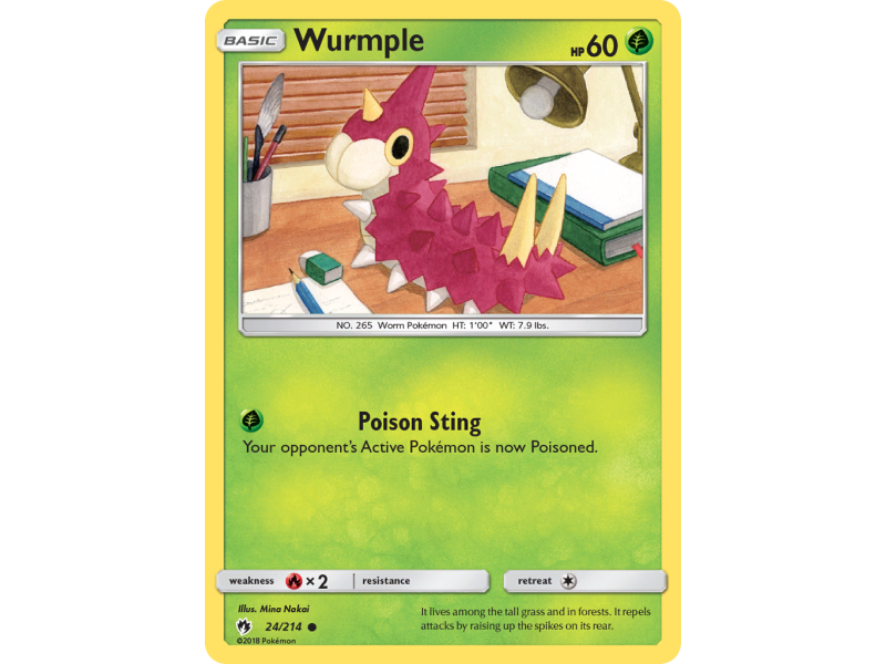 Wurmple (Reverse Holo)