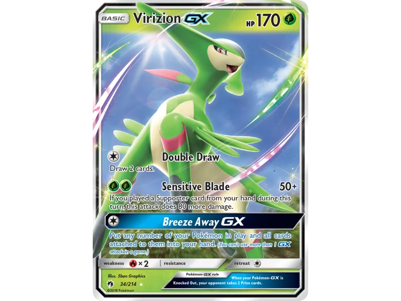 Virizion-GX (Holo)