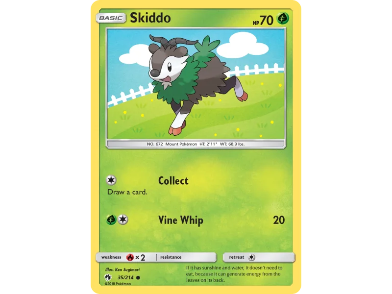 Skiddo (Reverse Holo)