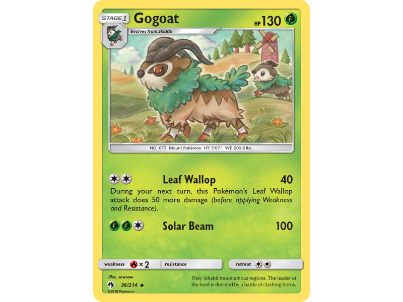 Gogoat (Reverse Holo)