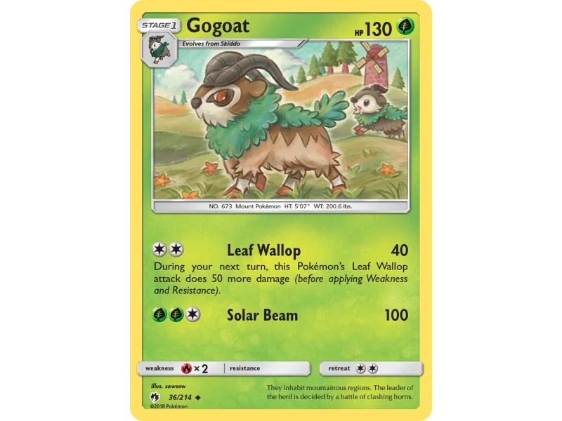 Gogoat (Reverse Holo)
