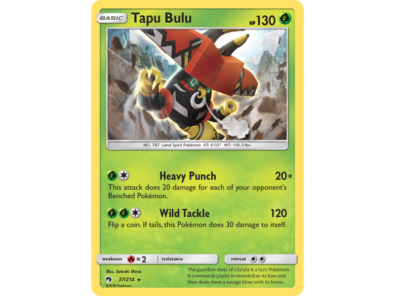 Tapu Bulu (Reverse Holo)