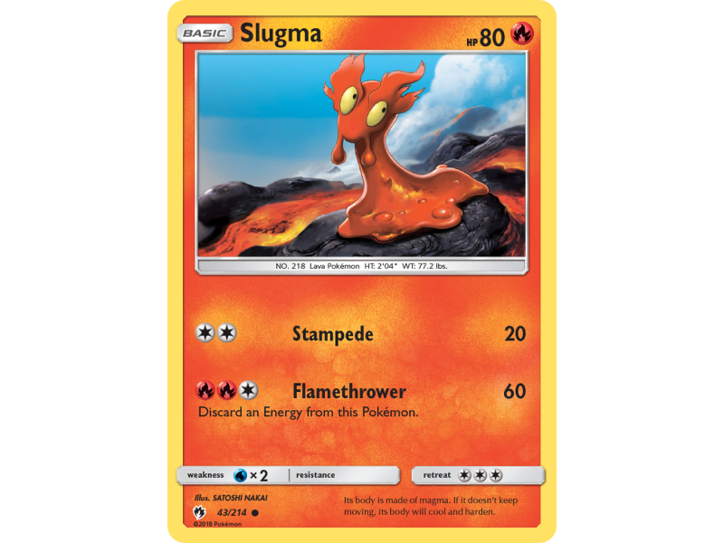 Slugma (Reverse Holo)
