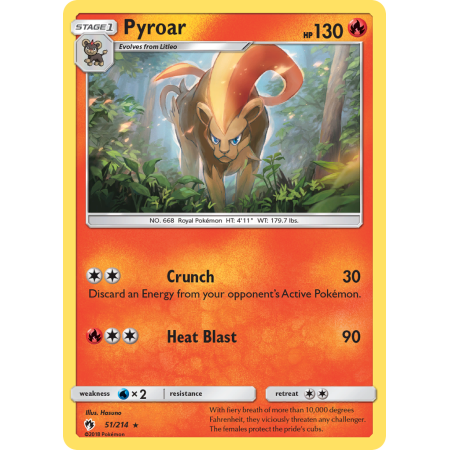 Pyroar (Reverse Holo)