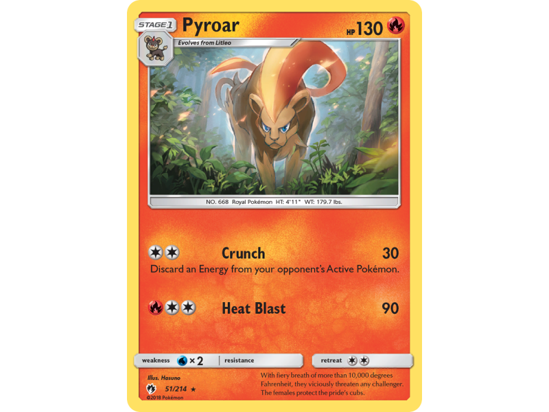 Pyroar (Reverse Holo)