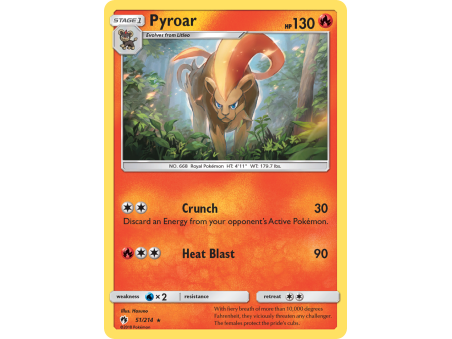 Pyroar (Reverse Holo)