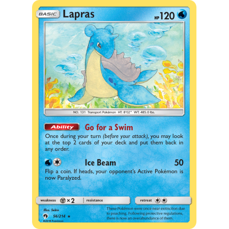 Lapras (Reverse Holo)