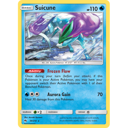 Suicune (Reverse Holo)