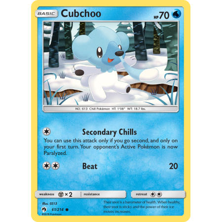 Cubchoo (Reverse Holo)