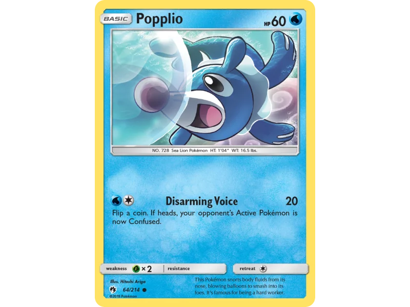 Popplio (Reverse Holo)