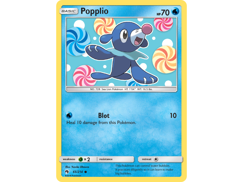 Popplio (Reverse Holo)