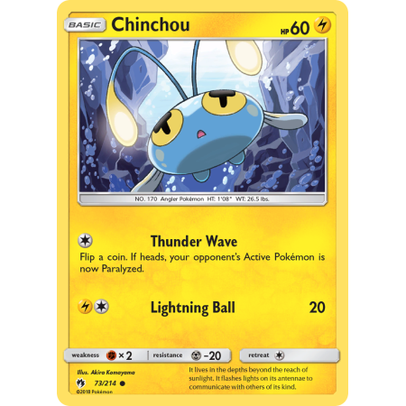 Chinchou (Reverse Holo)