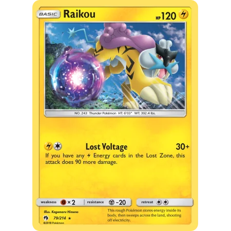 Raikou (Reverse Holo)