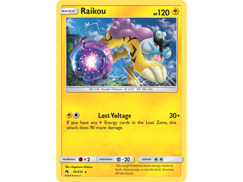 Raikou (Reverse Holo)