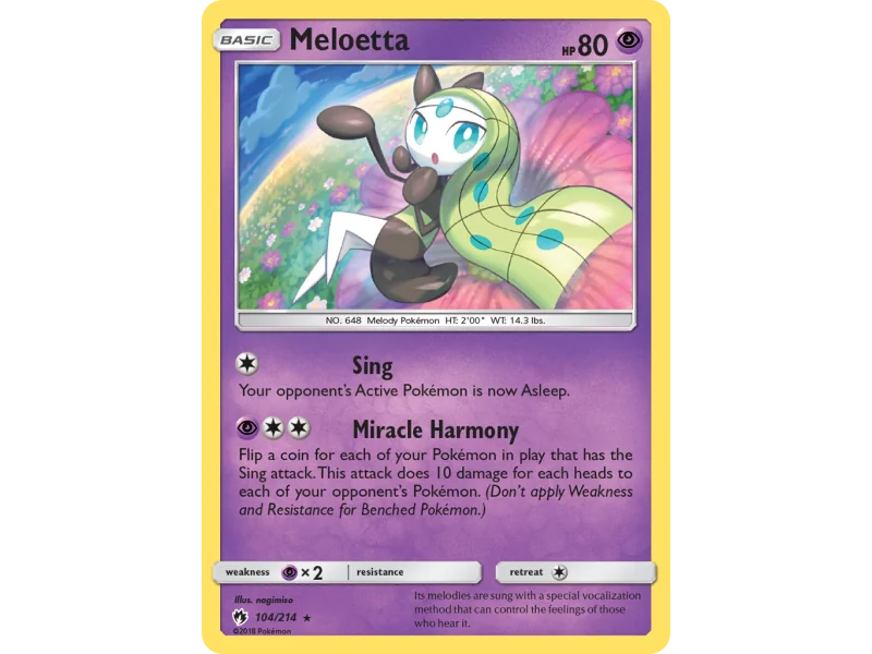 Meloetta (Reverse Holo)