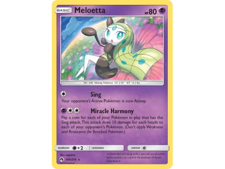 Meloetta (Reverse Holo)