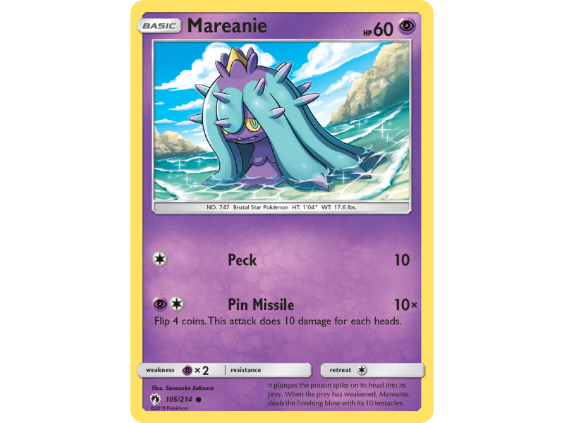 Mareanie (Reverse Holo)