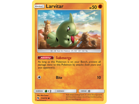 Larvitar (Reverse Holo)