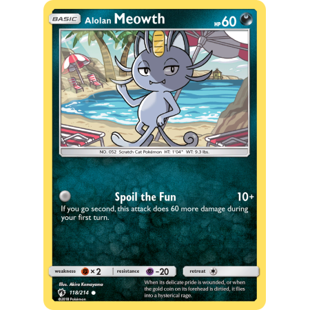 Alolan Meowth (Reverse Holo)