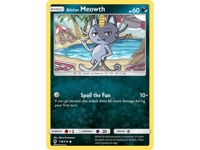 Alolan Meowth (Reverse Holo)