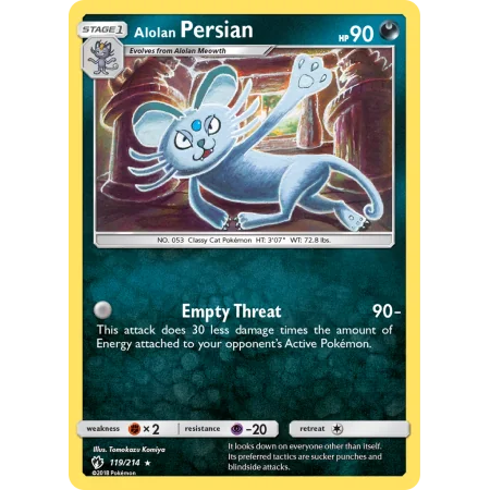 Alolan Persian (Reverse Holo)