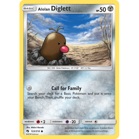 Alolan Diglett (Reverse Holo)