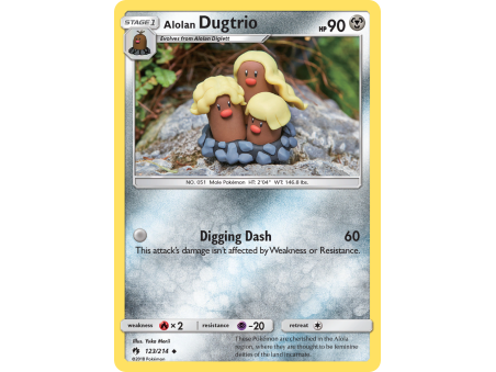 Alolan Dugtrio (Reverse Holo)
