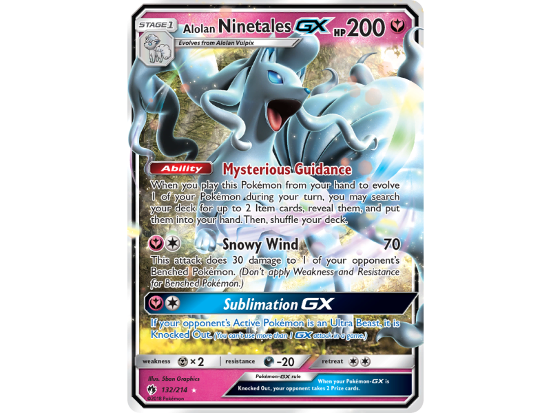 Alolan Ninetales-GX (Holo)