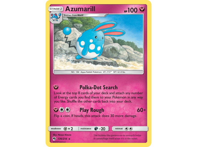 Azumarill (Reverse Holo)