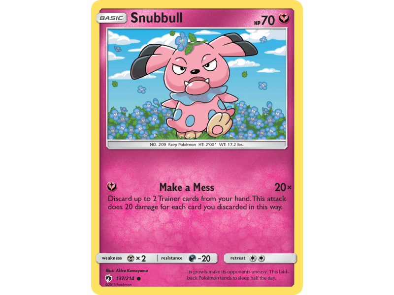 Snubbull (Reverse Holo)