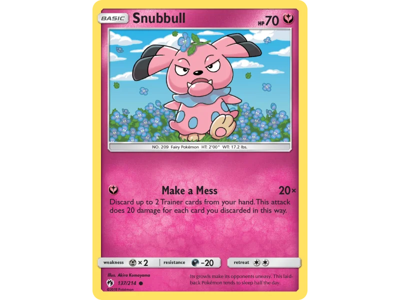 Snubbull (Reverse Holo)