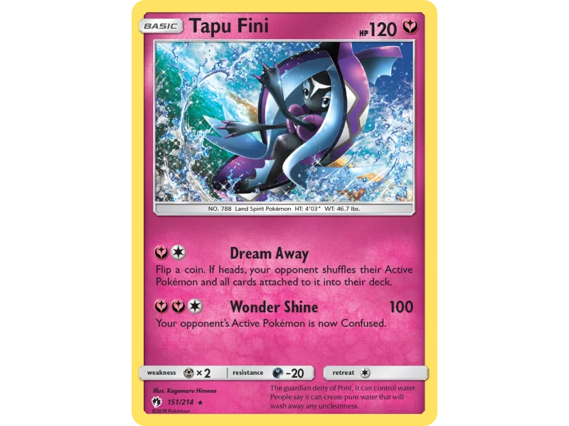 Tapu Fini (Reverse Holo)