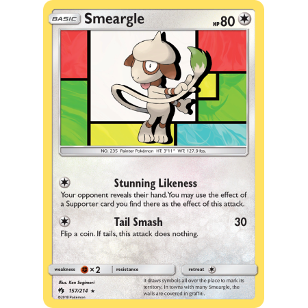 Smeargle (Reverse Holo)
