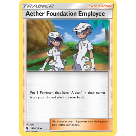 Aether Foundation Employee (Reverse Holo)