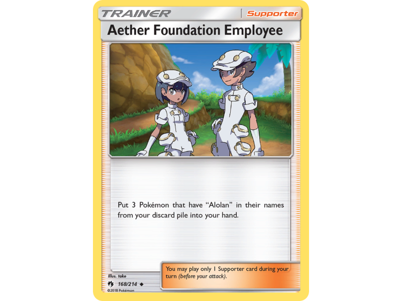 Aether Foundation Employee (Reverse Holo)