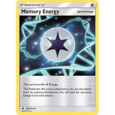 Memory Energy (Reverse Holo)