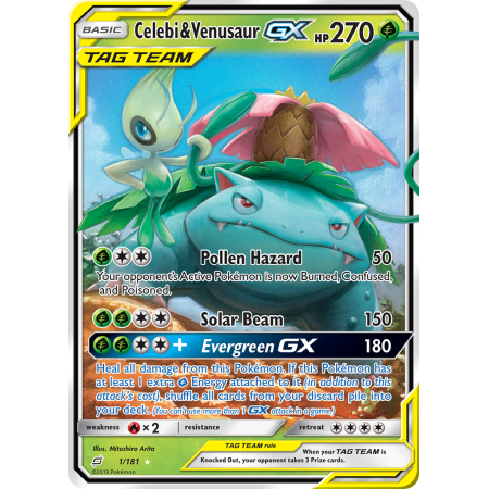 Celebi & Venusaur-GX (Holo)