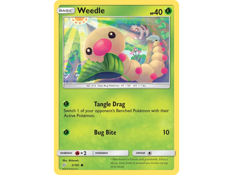 Weedle (Reverse Holo)