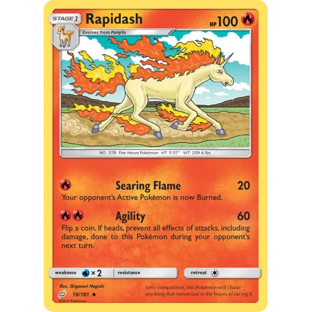 Rapidash (Reverse Holo)