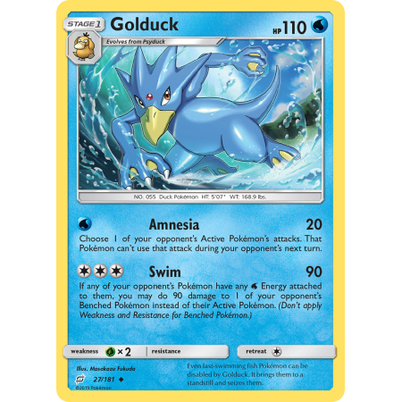 Golduck (Reverse Holo)