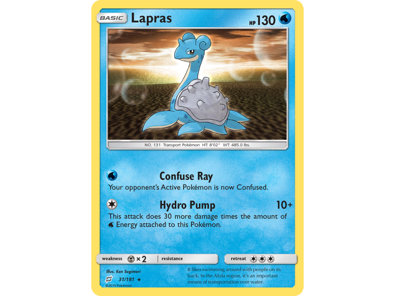 Lapras (Reverse Holo)