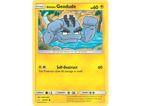 Alolan Geodude (Reverse Holo)