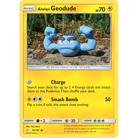 Alolan Geodude (Reverse Holo)
