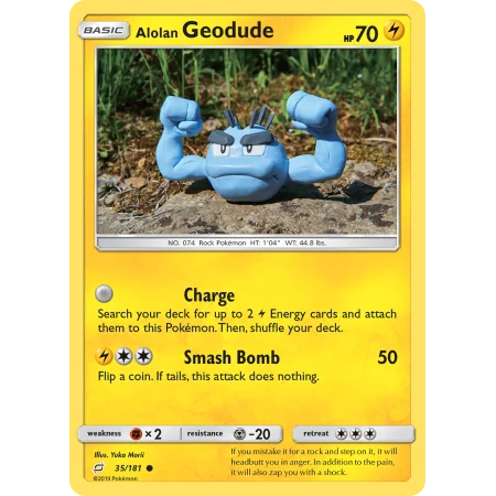 Alolan Geodude (Reverse Holo)