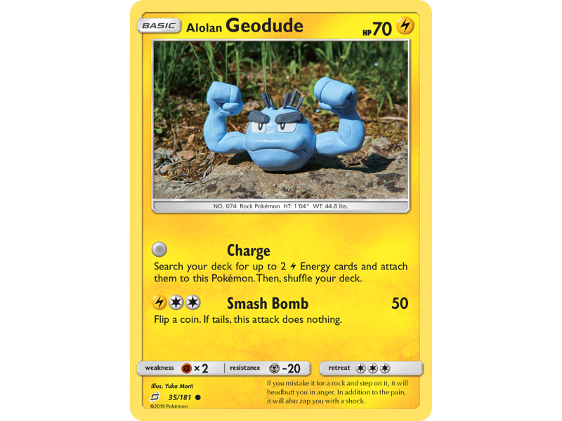 Alolan Geodude (Reverse Holo)