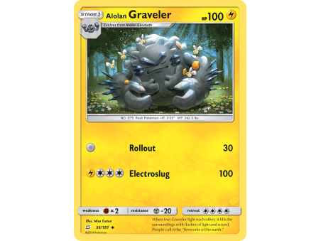 Alolan Graveler (Reverse Holo)