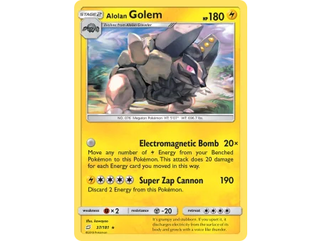 Alolan Golem (Reverse Holo)