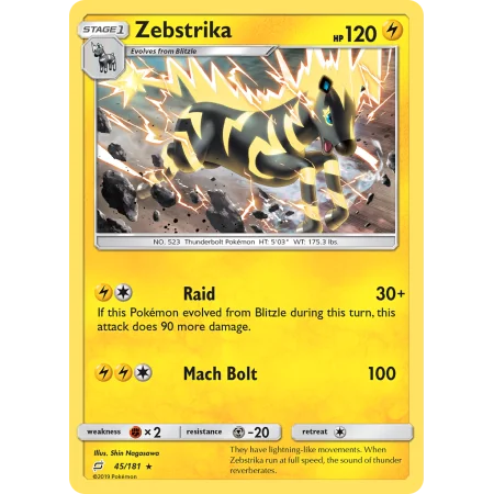 Zebstrika (Reverse Holo)